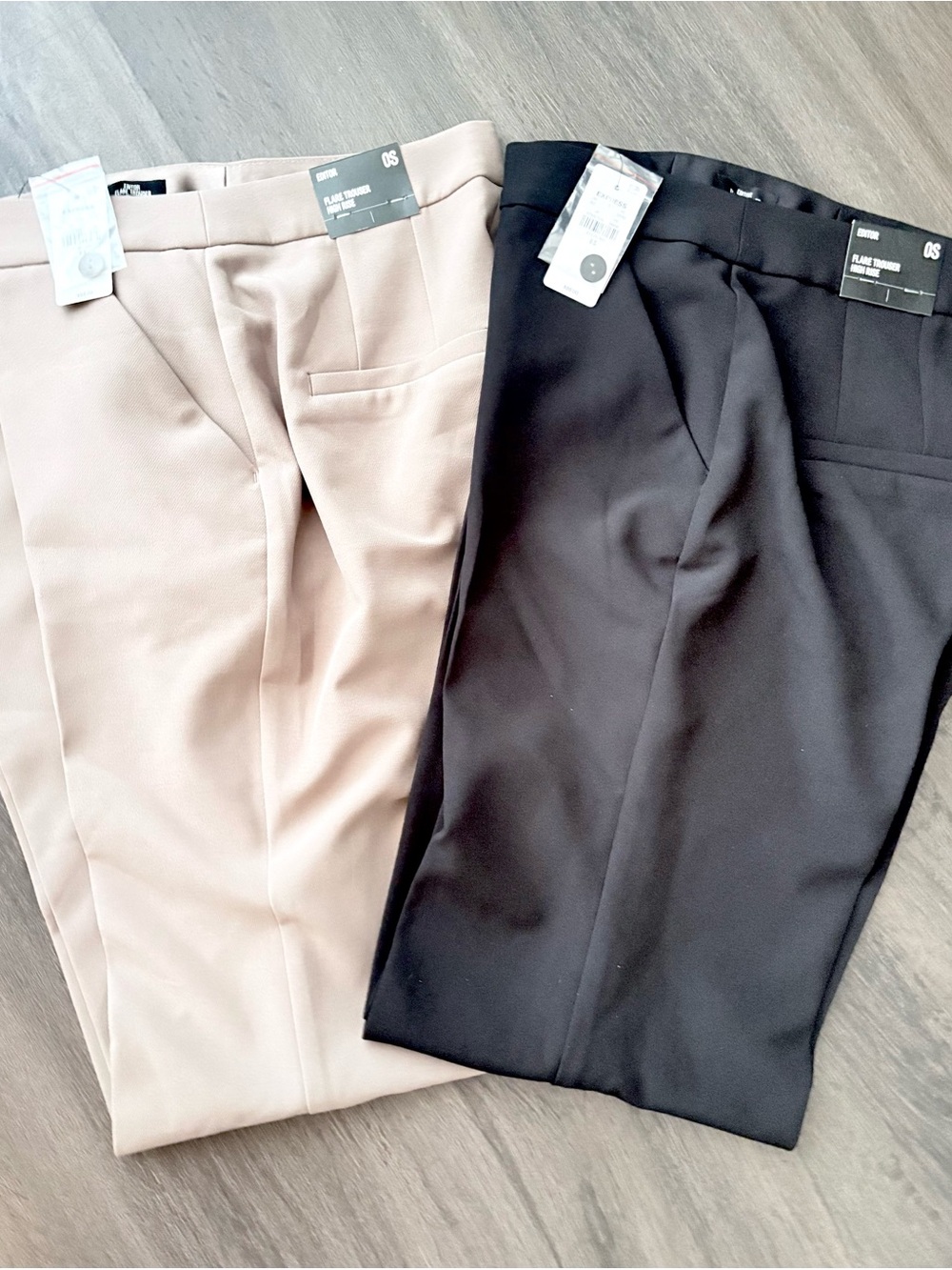 Women's Black Wide-Leg Dress Pants - Picture 3 of 3